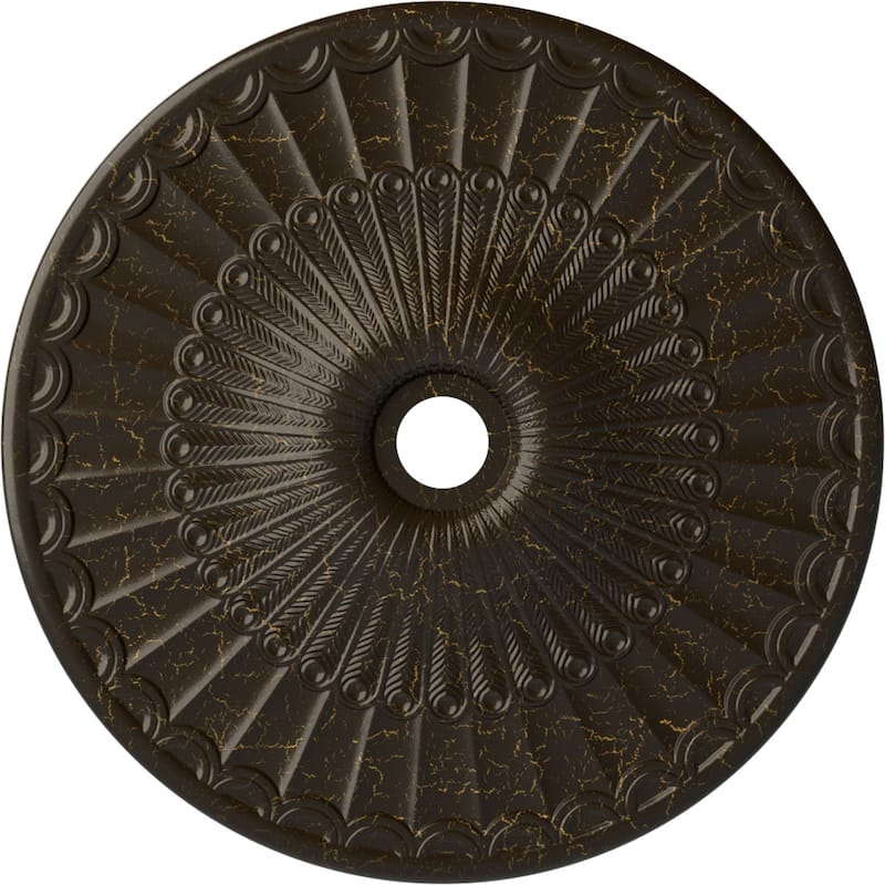 36 5/8"OD x 3 5/8"ID x 2 3/8"P Galveston Ceiling Medallion
