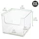mDesign Plastic Food Storage Organizer Bin for Kitchen, 4 Pack - Clear