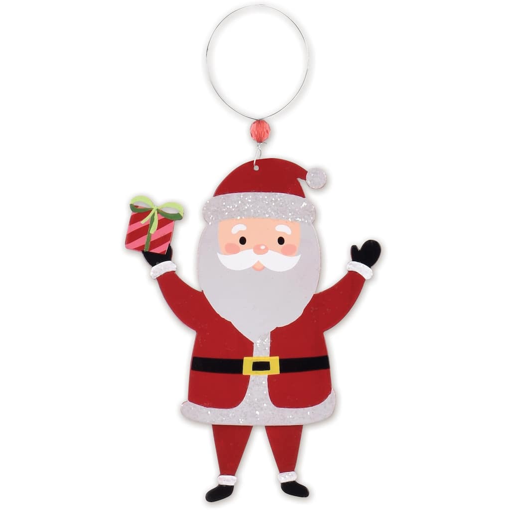 Santa Ornament -Set of 2