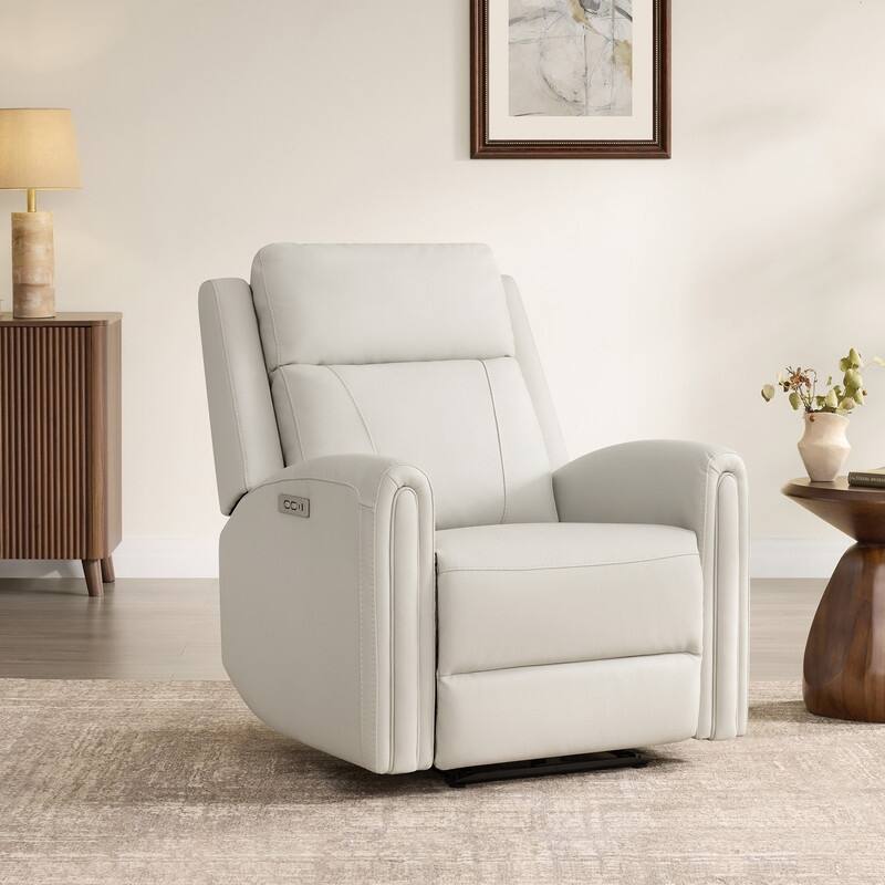 Spruce & Spring Power Recliner Chair Wall Hugger with USB & Type-C Charge