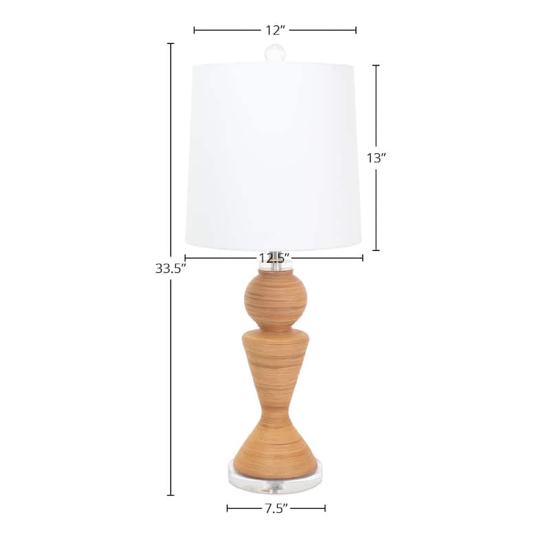 Rattan Table Lamp