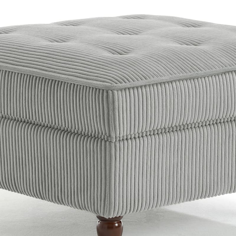 Madison Oversized Upholstered Corduroy Modular Sectional Sofa