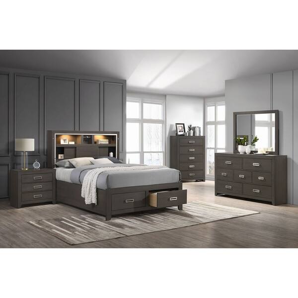slide 2 of 10, Picket House Furnishings Roma 7-Drawer Dresser in Grey Grey - 7-drawer