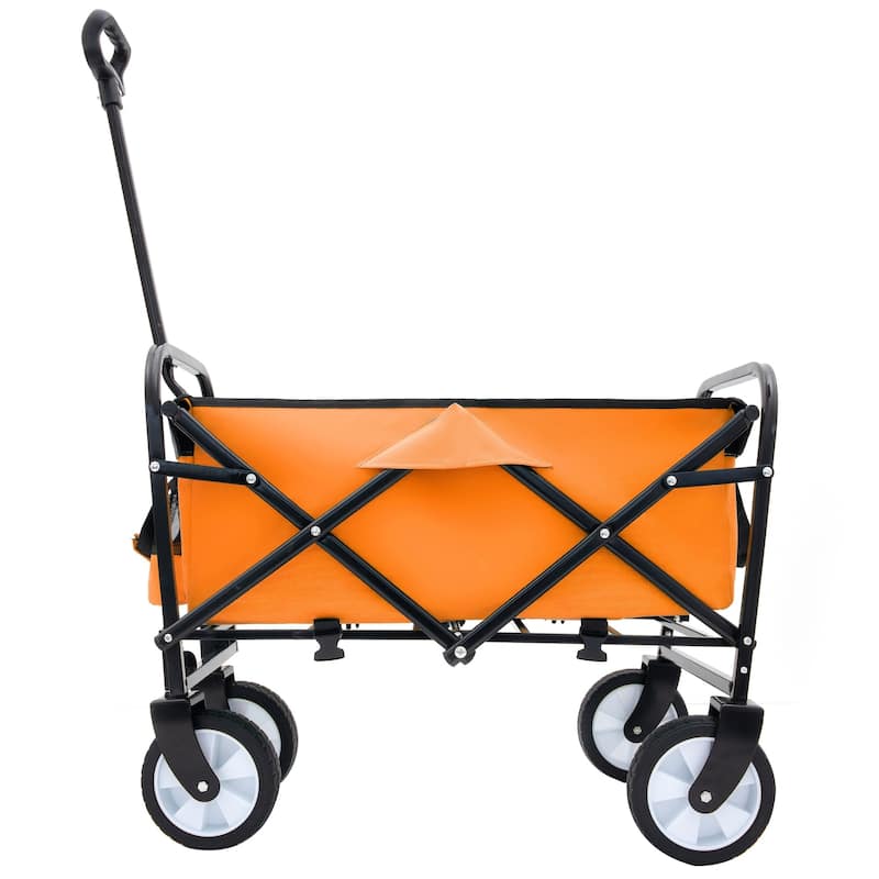 225 lb Collapsible Wagon Cart with Strapping System