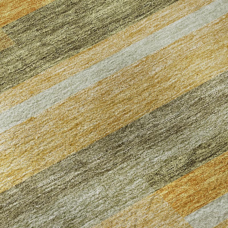 Premium Washable Super Soft Mosaic Stripe Mayfield Rug