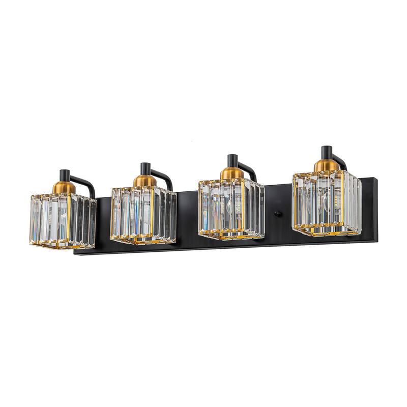 Modern 3/4/5-lights Crystal Bathroom Light Fixtures