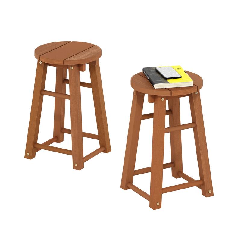 Furinno Tioman Outdoor Bar Stool, Set of 2