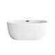 Option Glossy White with Matte Black Trim