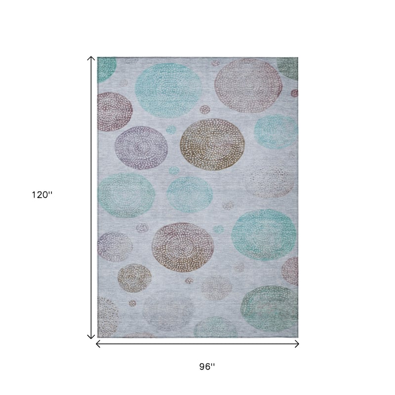 HomeRoots Geometric Transitional Rectangle Outdoor Rug