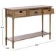 preview thumbnail 47 of 63, SAFAVIEH Christa Console Storage Table - 42"W x 14"D x 32"H