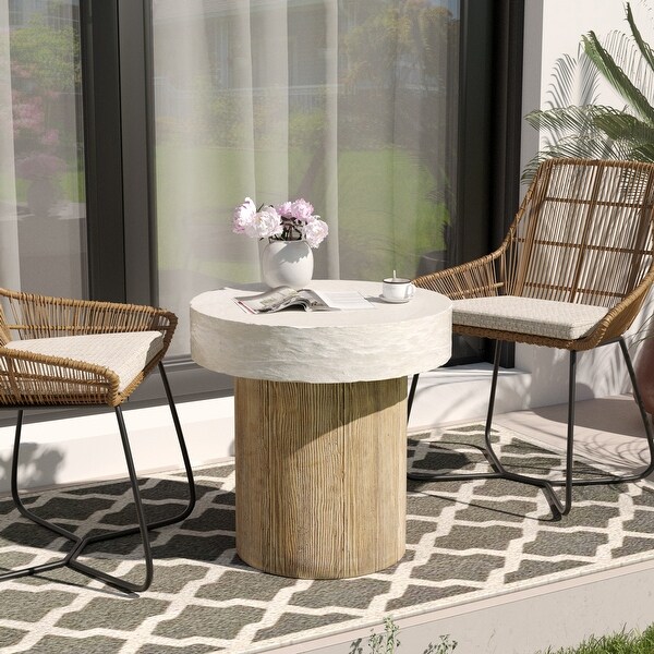 Concrete outdoor patio table top
