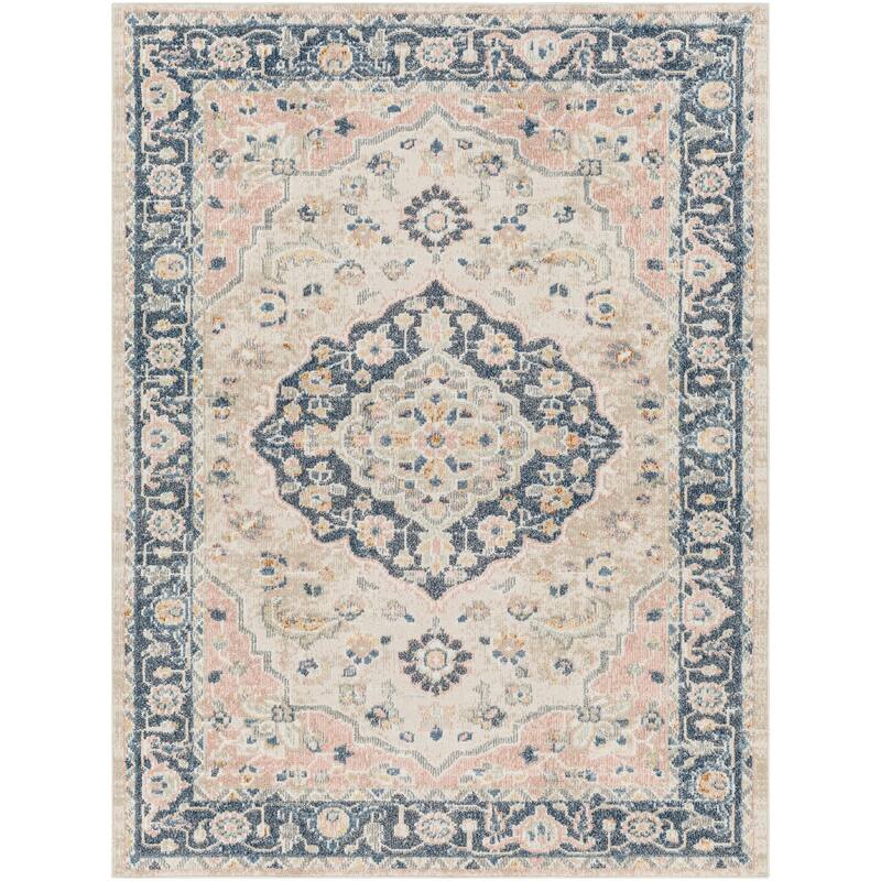 Livabliss Santana Traditional Machine Washable Area Rug