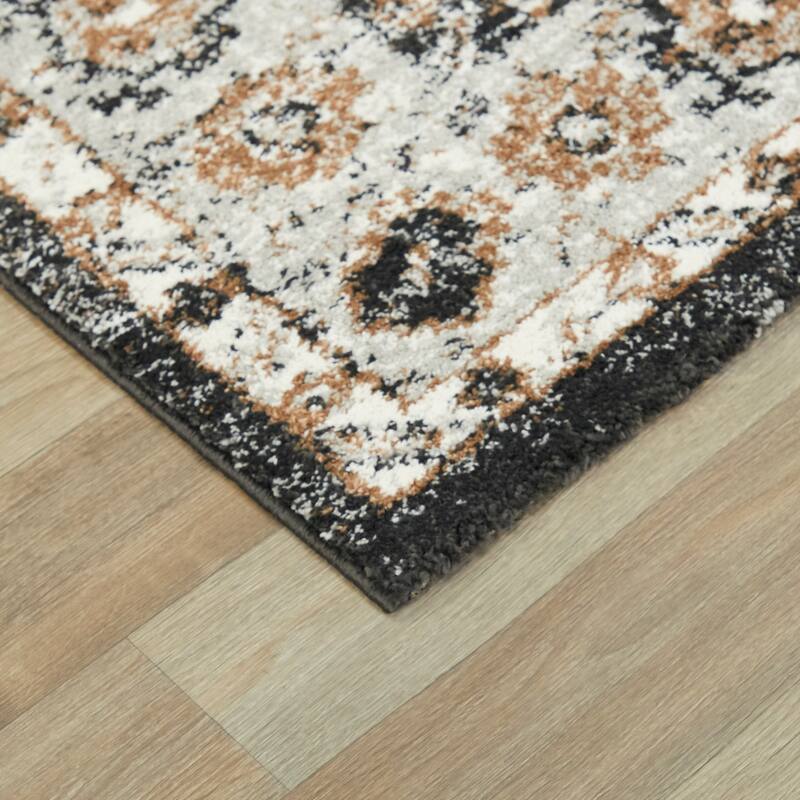 Dion Vintage Medallion Area Rug