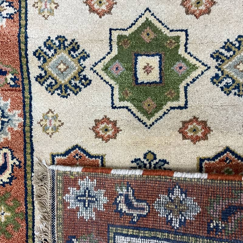 HERAT ORIENTAL Handmade Kazak Wool Runner - 2'6 x 8'