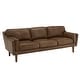 preview thumbnail 4 of 9, Darius Tan Oxford Leather Sofa by iNSPIRE Q Modern