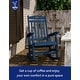 preview thumbnail 120 of 134, WINSOON All Weather HIPS Outdoor Rocking Chair, Set of 2