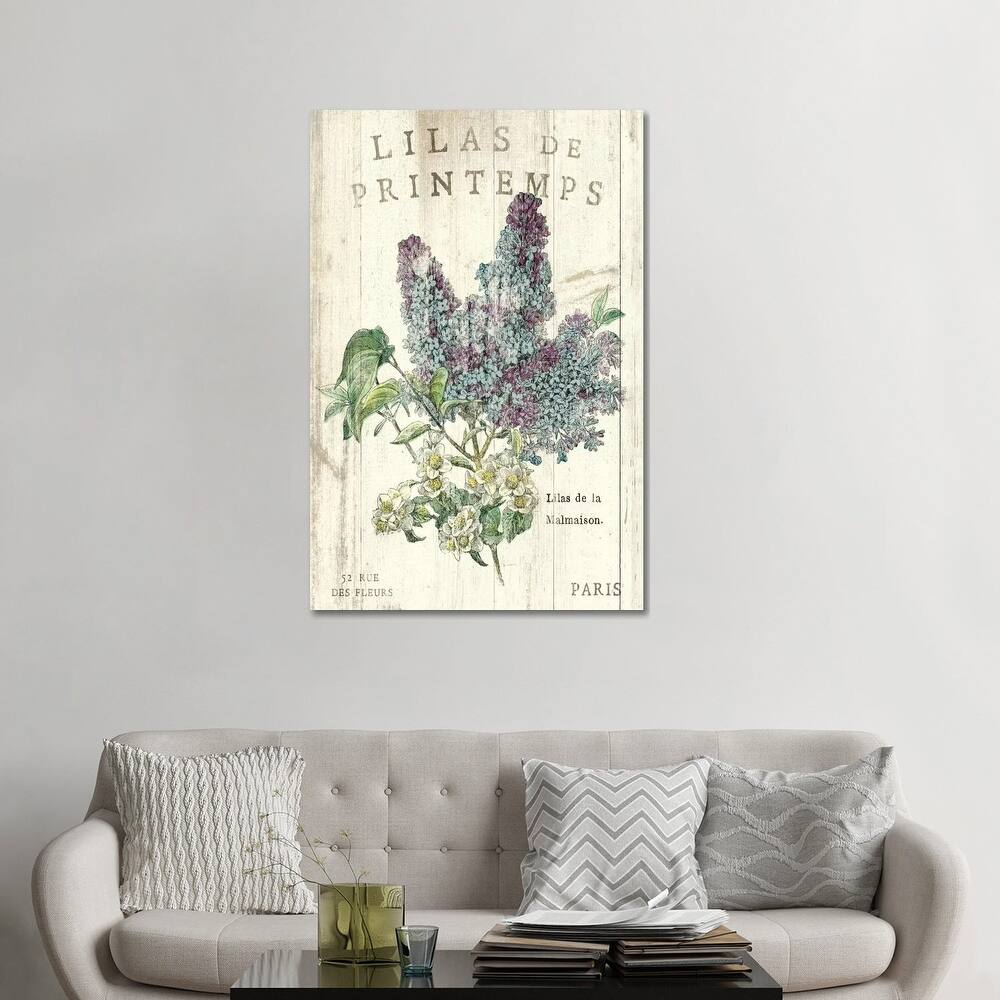 iCanvas "Lilas de Printemps " by Sue Schlabach Canvas Print