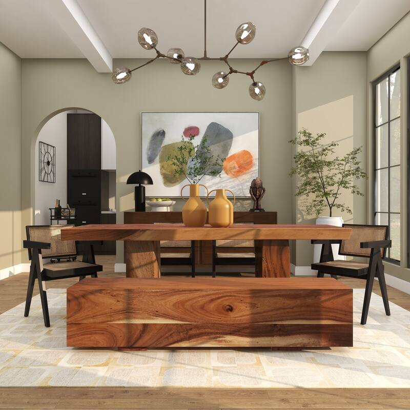 Yellow Metal Decorative Vase with Handles (Set of 2)