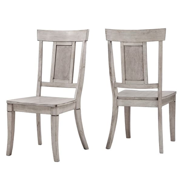 Shop Eleanor Panel Back Wood Dining Chair Set Of 2 By Inspire Q Classic On Sale Overstock 13535890