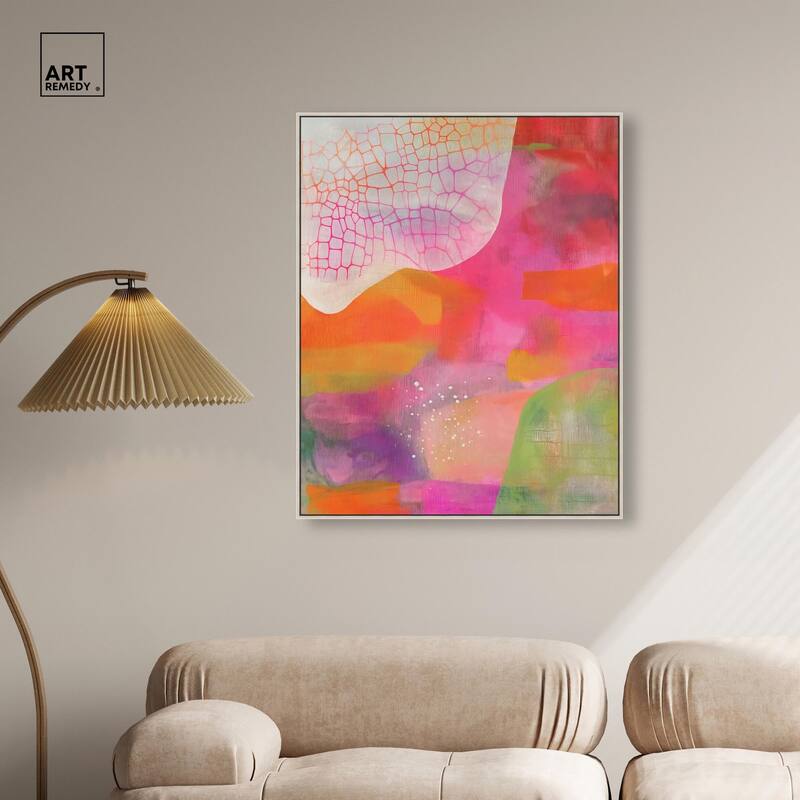 Garnet Gleam III Canvas by Art Remedy