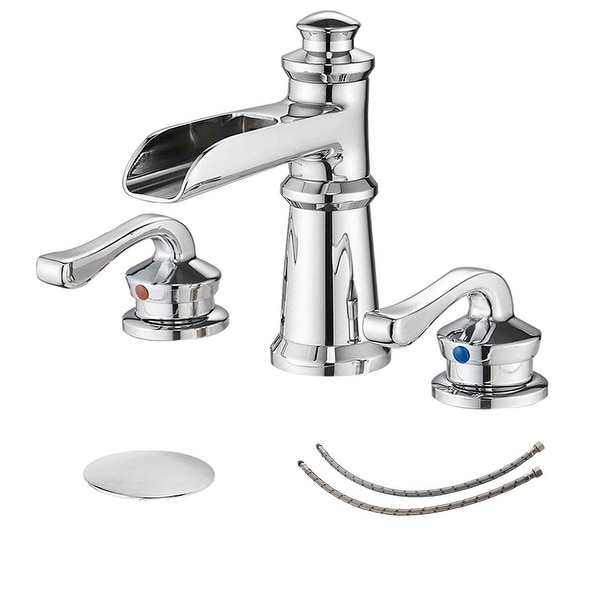 Shop Vibrantbath Waterfall 8-16 Inch 3 Holes 2 Handles ...