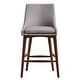 preview thumbnail 28 of 28, Sasha Espresso Barrel Back Counter Stools (Set of 2) iNSPIRE Q Modern