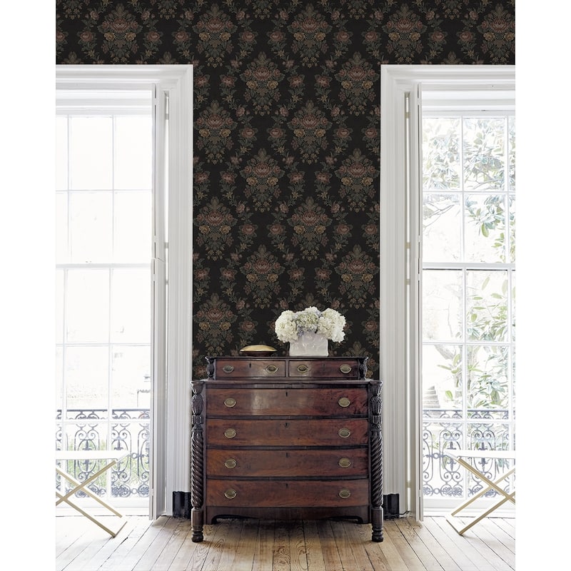 NextWall Hasset Tapestry Floral Peel and Stick Wallpaper - 20.5 in W x 18 ft. L