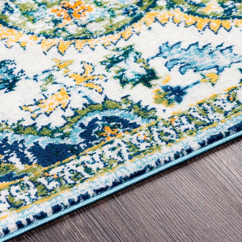 Livabliss Anu Vibrant Boho Medallion Area Rug