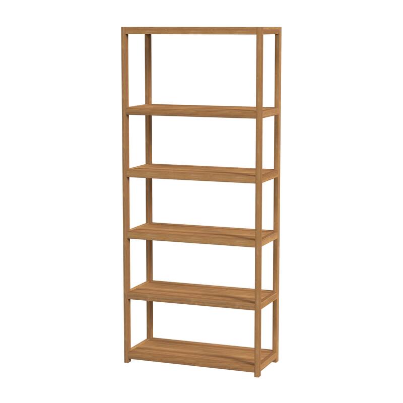 Lark 5 Tier 30"W x 75"H Wood Etagere Bookcase