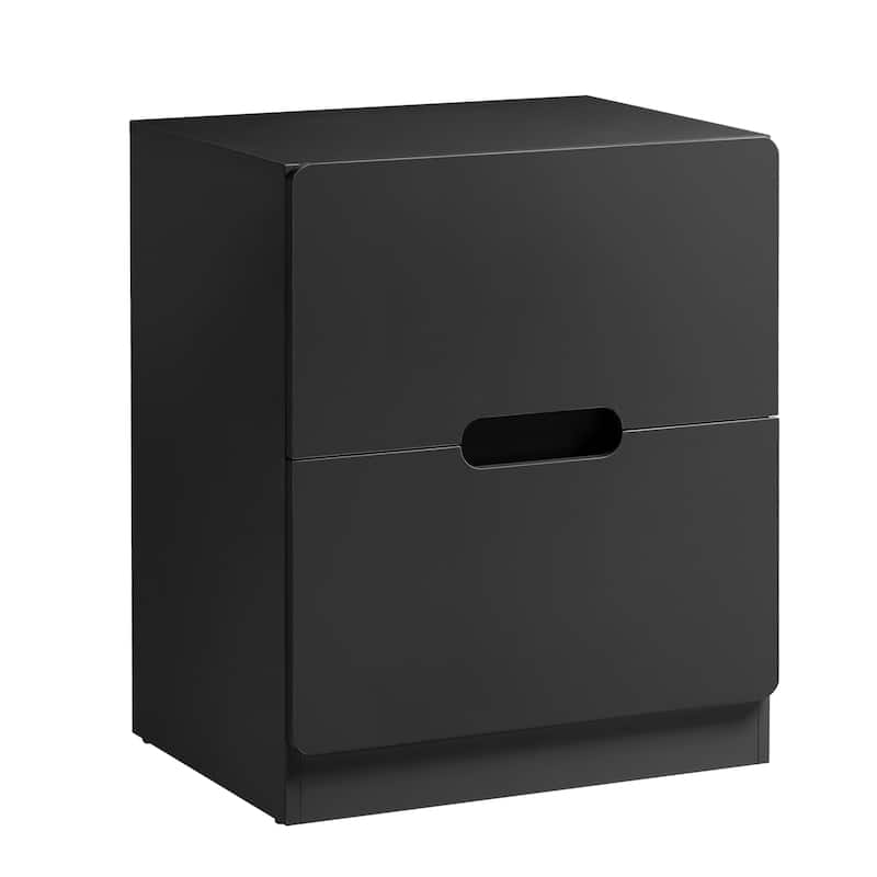 Handless Nightstand with 2 Drawers