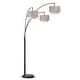 preview thumbnail 10 of 15, Broadway 3-light 4-way Switch Arch Floor Lamp