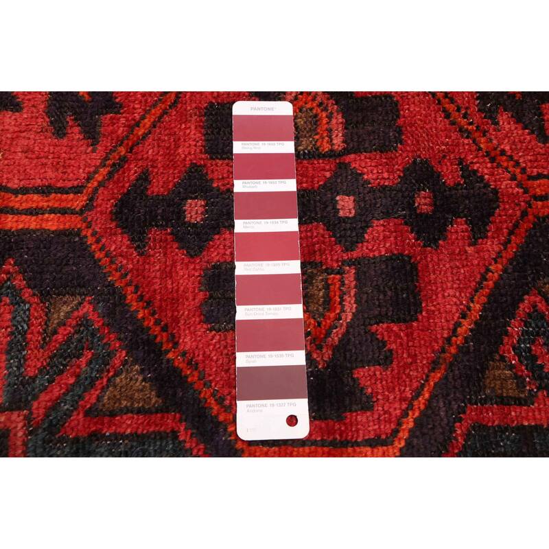 ECARPETGALLERY Hand-knotted Kayseri Vintage Red Wool Rug - 4'7 x 7'1