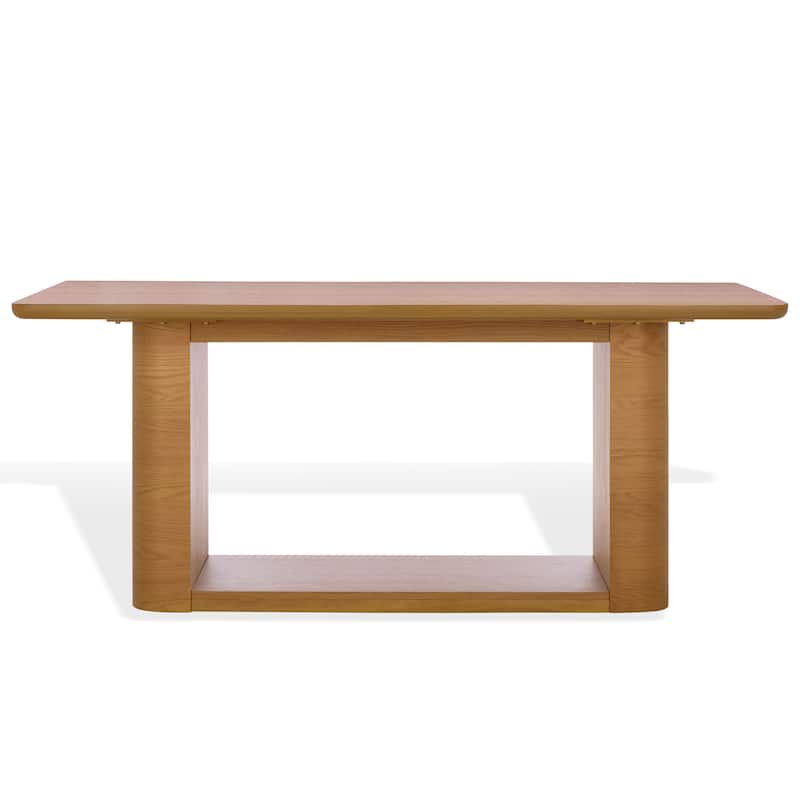 SAFAVIEH Couture Howard Oak Wood Dining Table - 71"W x 37"D x 30"H - Natural