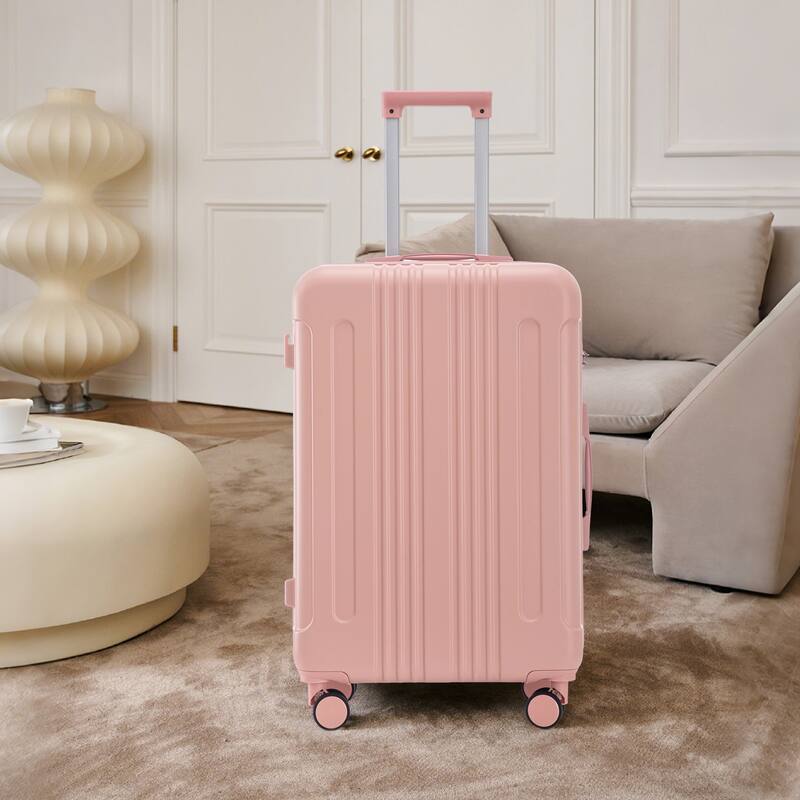 3 PCS in ABS Spinner Wheel Luggage, Carry on Suitcase, TSA Combination Lock