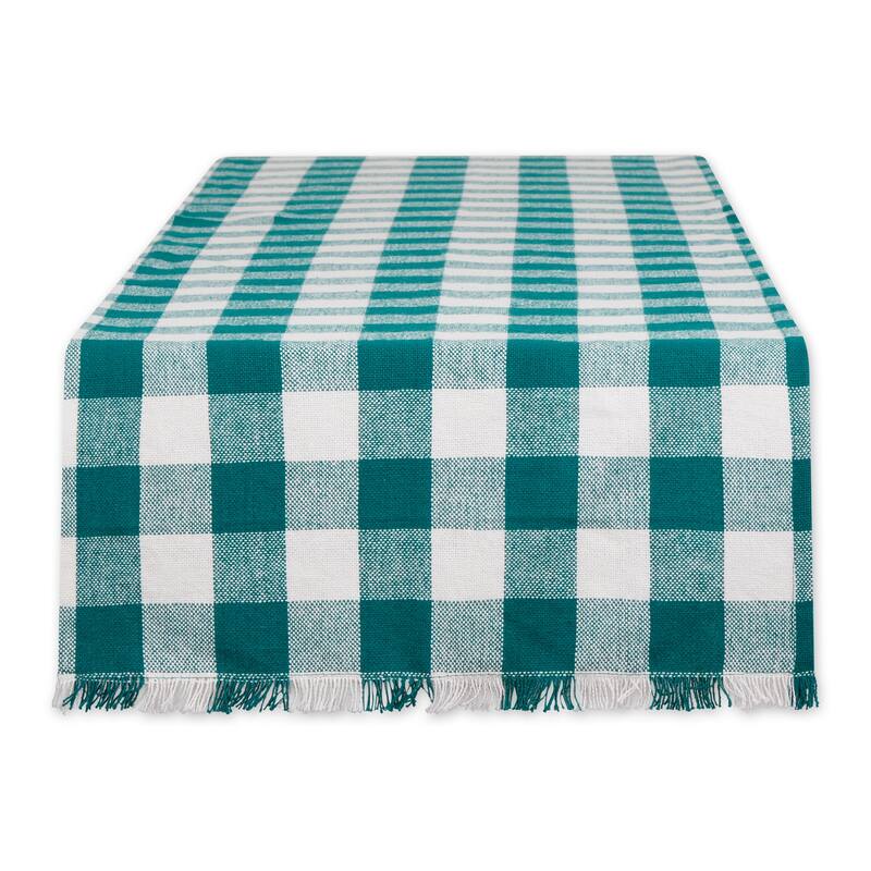 DII Heavyweight Fringed Table Runner - 14x72 - Teal