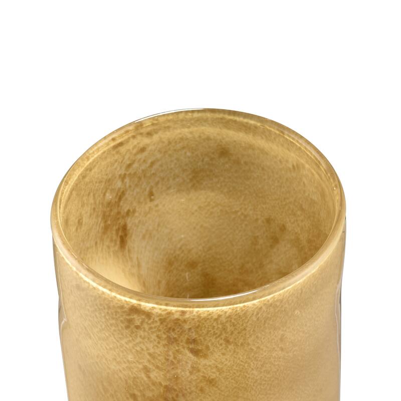 Elk Home Alina Mustard Finish Glass 6.5 Inch Wide Vase