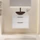 Option 24-1 Glass blue square sink