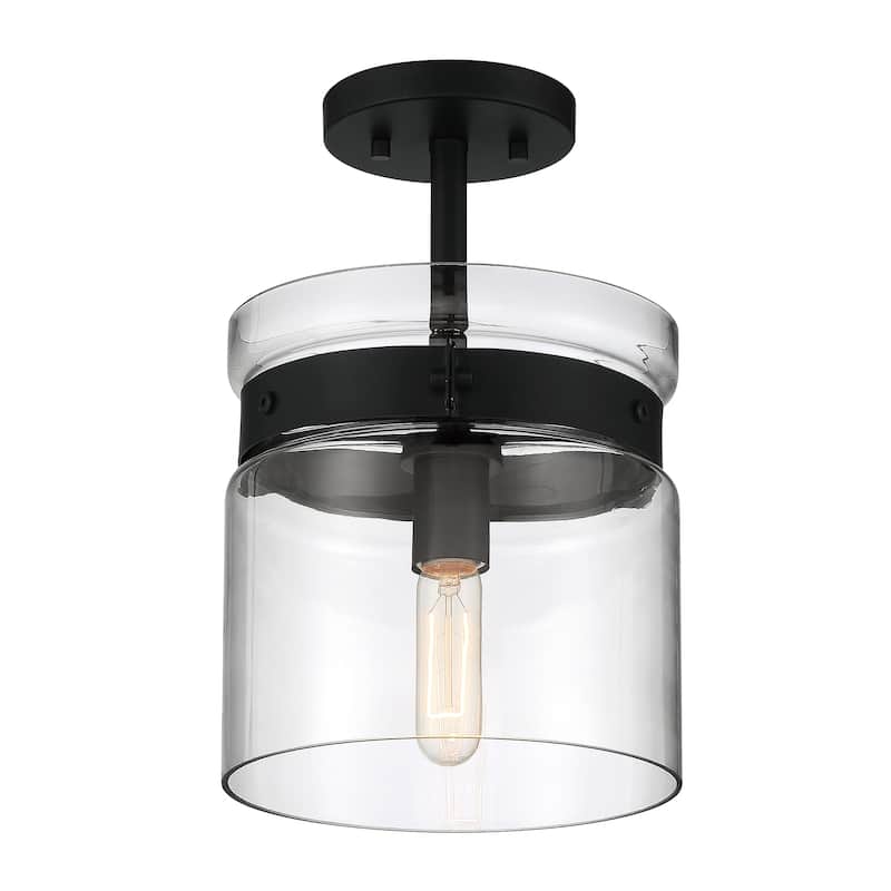 Midnight LA 1 Light Semi Flush - 9