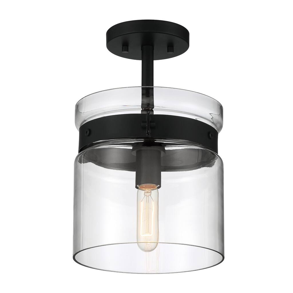 Midnight LA 1 Light Semi Flush - 9