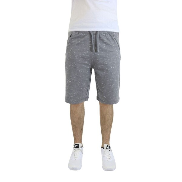 mens terry jogger shorts