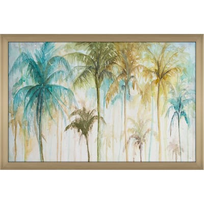 "Watercolor Palms" by Patricia Pinto Print on Acrylic