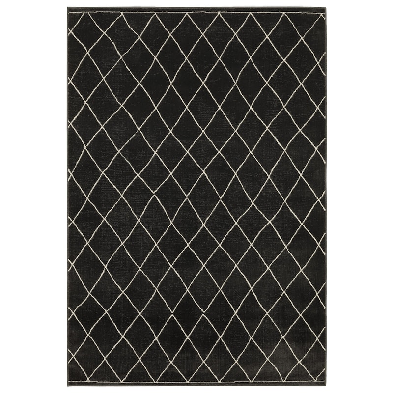 HomeRootsTrellis Transitional Rectangle Area Rug