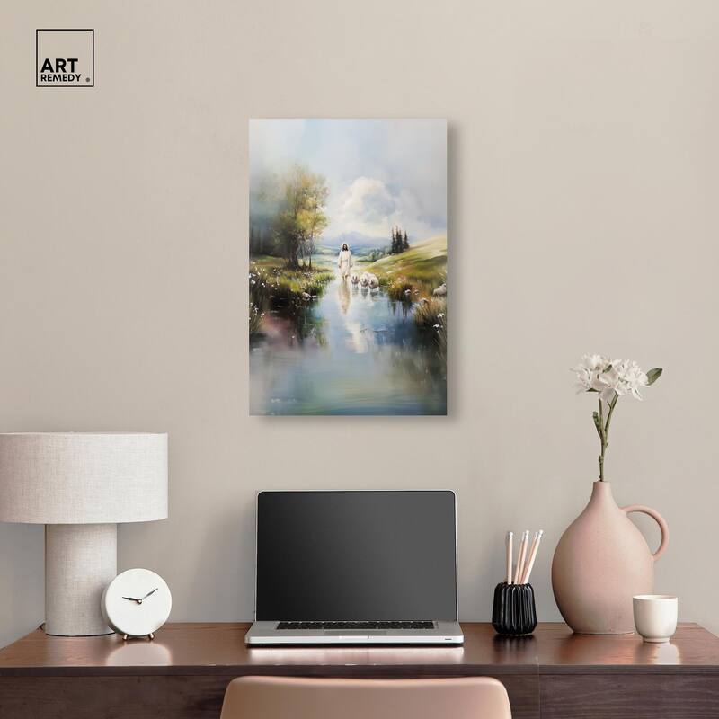 Caretaker's Calm Crossing II Canvas by Art Remedy, Gallery Wrapped