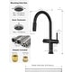 preview thumbnail 3 of 39, Lefton Touchless Pull-Out Kitchen Faucet, Hands Free Motion Sensor Activated, Battery-Free Temperature Display, KF2206
