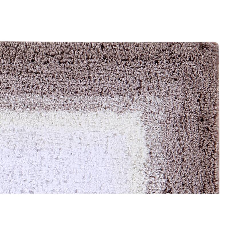 Better Trends 100% Cotton Super Soft & Highly Water Absorbent Bathroom Rugs-Torrent Collection Tufted Machine Washable Bath Mats