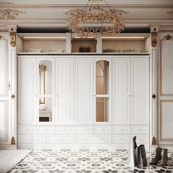 Mirror front armoire discount