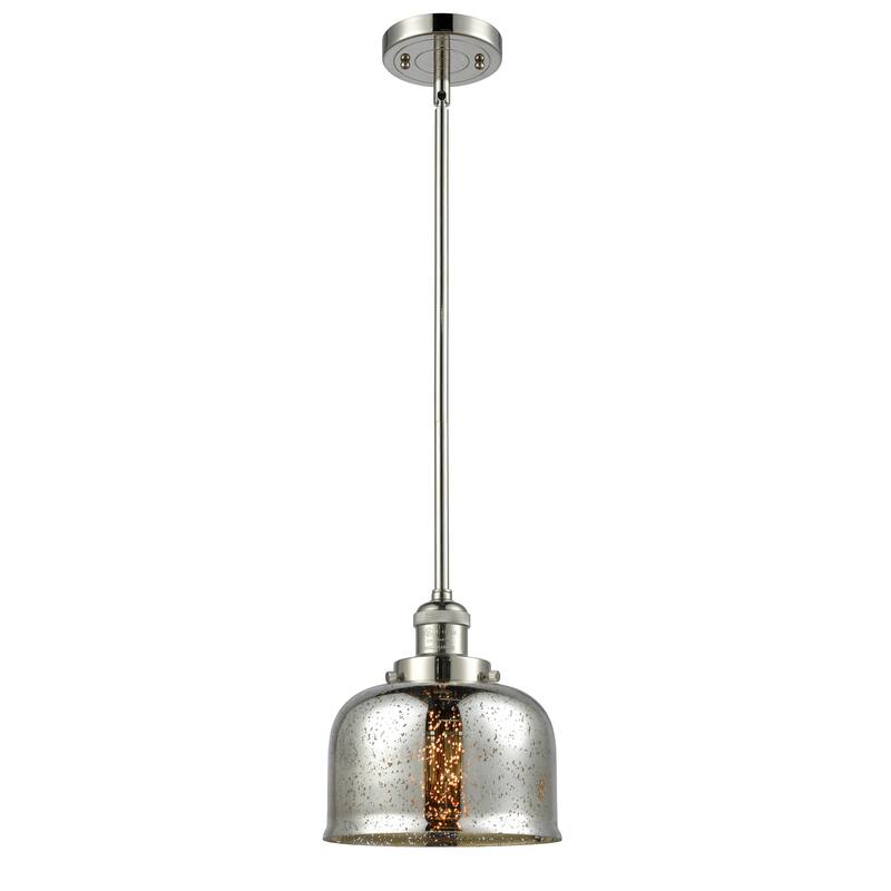 Innovations Lighting Franklin Restoration Bell - 1 Light 8" Stem Hung Mini Pendant