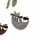preview thumbnail 4 of 5, Sleepy Sloth Felt Baby Nursery Felt Mobile