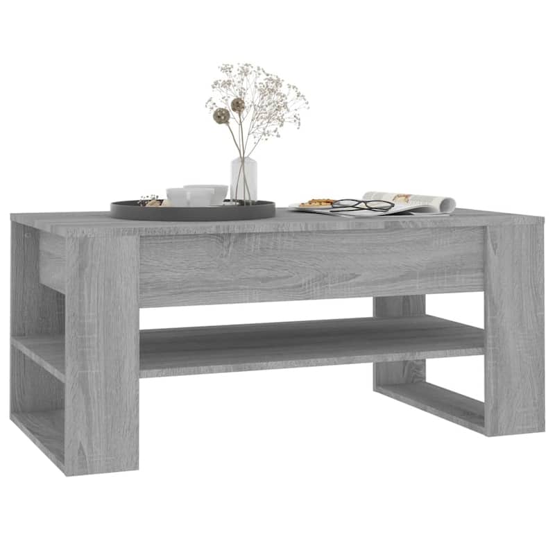 vidaXL Coffee Table multicolor 40.2"x21.7"x17.7" Engineered Wood