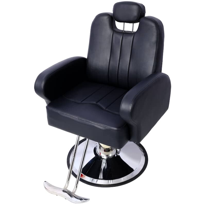 Artist hand Hair Barber Chair,Heavy Duty Hydraulic Spa Furniture Shampoo Reclining Extra Wider Seat Beauty Hair Salon Equipment